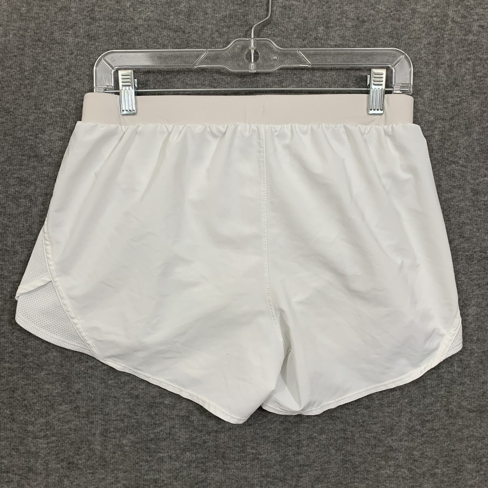 Under Armour Women's Fly By 2.0 Running Shorts White Size Medium Breathable 3.5" - Picture 7 of 16